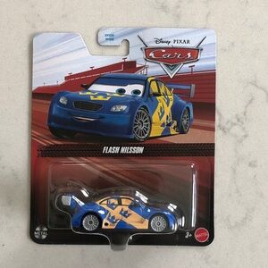 Pixar Cars Flash Nilsson Toy Car - Blue and Yellow